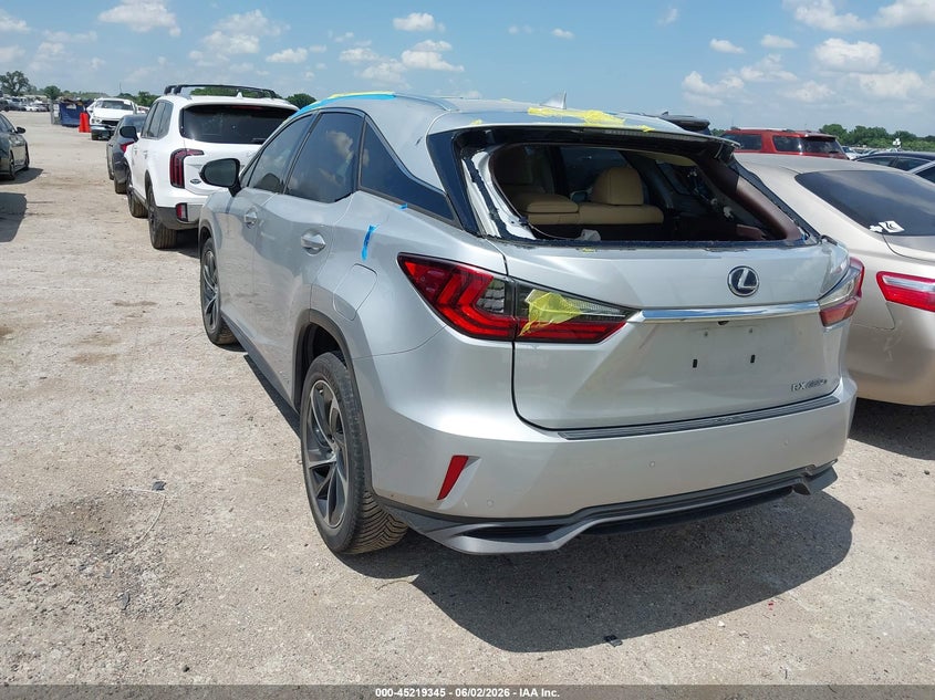 2017 Lexus Rx VIN 2T2BGMCA0HC017796 IAAI salvage auction — HAIL, Salvage Title, sold $8,200 on 2026-07-28 (photo 3)