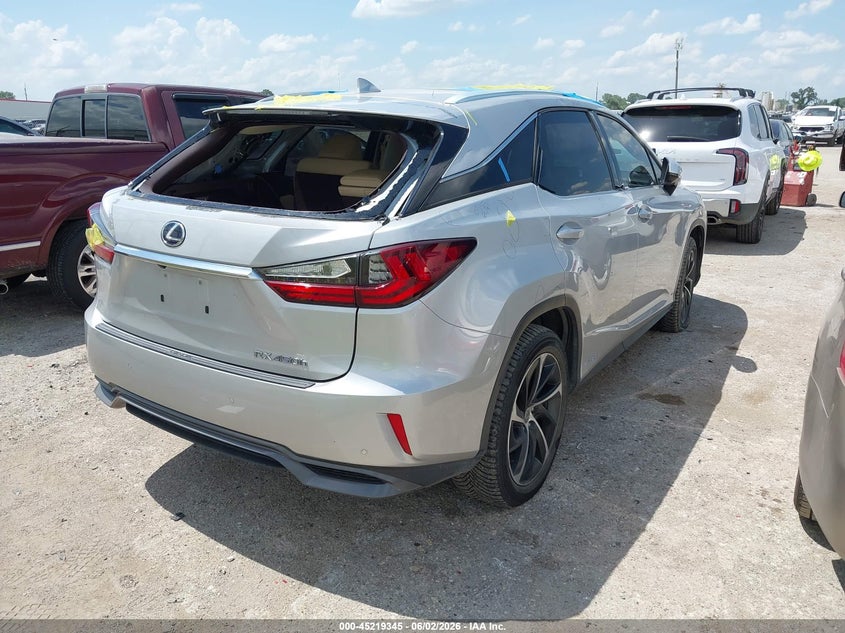 2017 Lexus Rx VIN 2T2BGMCA0HC017796 IAAI salvage auction — HAIL, Salvage Title, sold $8,200 on 2026-07-28 (photo 4)