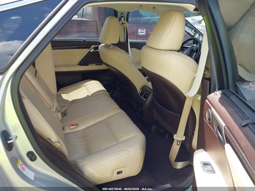 2017 Lexus Rx VIN 2T2BGMCA0HC017796 IAAI salvage auction — HAIL, Salvage Title, sold $8,200 on 2026-07-28 (photo 8)
