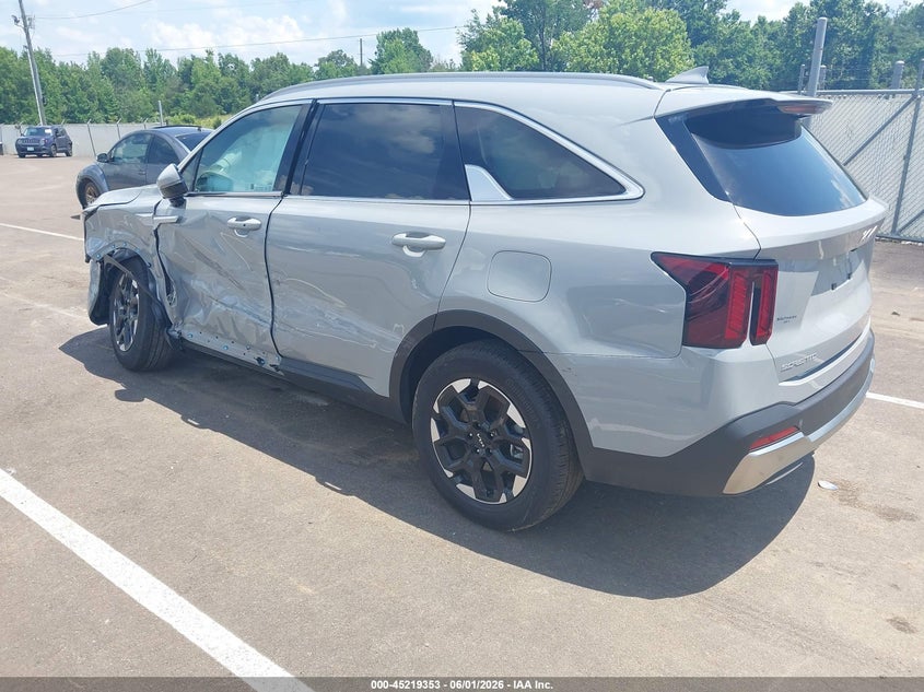 2026 Kia Sorento VIN 5XYRL4JC6TG424554 IAAI salvage auction — LEFT SIDE, Salvage Title, sold $10,100 on 2026-07-17 (photo 3)