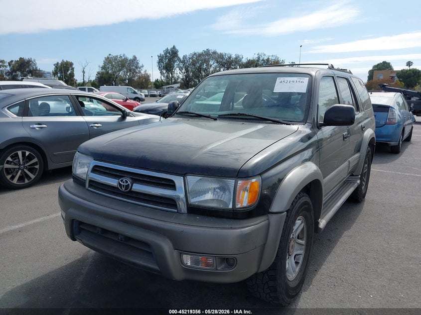 2000 Toyota 4runner VIN JT3GN87R7Y0141375 IAAI salvage auction — NORMAL WEAR, Duplicate Paperwork (California), sold $300 on 2026-07-30 (photo 2)