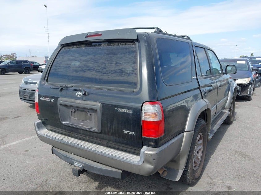 2000 Toyota 4runner VIN JT3GN87R7Y0141375 IAAI salvage auction — NORMAL WEAR, Duplicate Paperwork (California), sold $300 on 2026-07-30 (photo 4)
