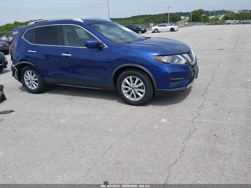 2019 Nissan Rogue VIN KNMAT2MTXKP517182 IAAI salvage auction — REAR END, Salvage (Missouri), sold $1,400 on 2026-07-30 (photo 1)