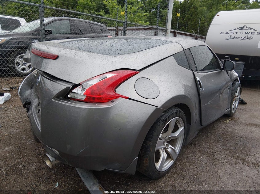 2010 Nissan 370z VIN JN1AZ4EH8AM503112 IAAI salvage auction — REAR END, Salvage (Oklahoma), sold $925 on 2026-07-29 (photo 4)
