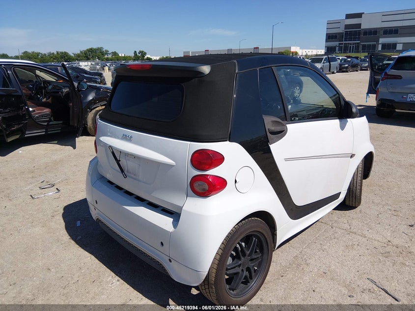 2013 Smart Fortwo VIN WMEEK3BA2DK616009 IAAI salvage auction — FRONT END, Original (Texas), sold $1,350 on 2026-08-22 (photo 4)
