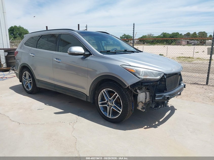 2017 Hyundai Santa fe VIN KM8SR4HFXHU210197 IAAI salvage auction — FRONT END, Original (Texas), sold $2,200 on 2026-08-01 (photo 1)