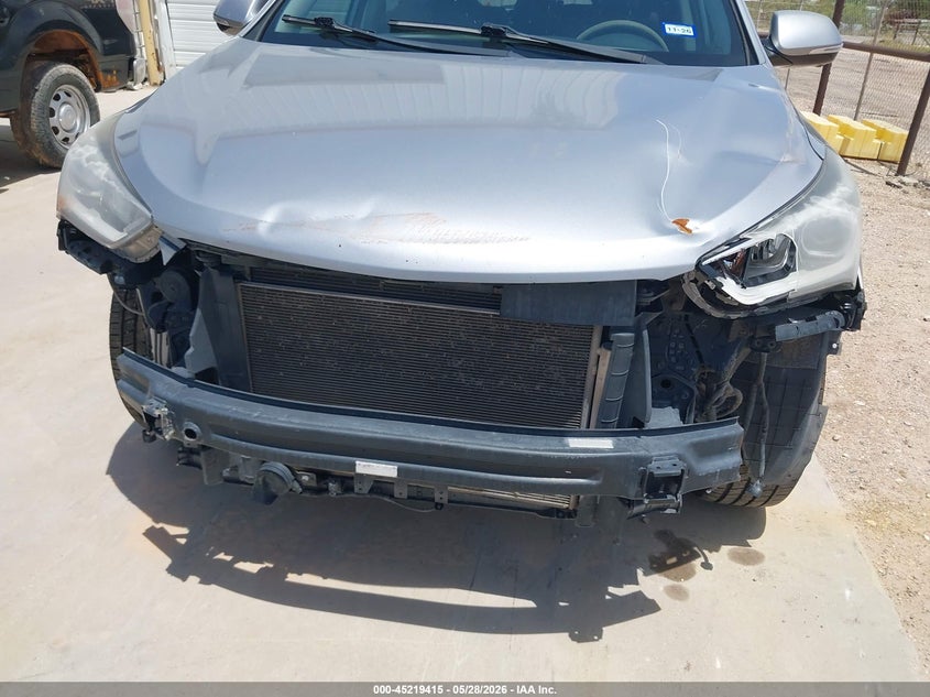 2017 Hyundai Santa fe VIN KM8SR4HFXHU210197 IAAI salvage auction — FRONT END, Original (Texas), sold $2,200 on 2026-08-01 (photo 6)