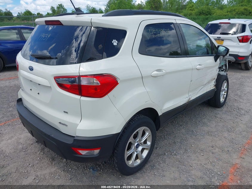 2020 Ford Ecosport VIN MAJ6S3GL2LC322721 IAAI salvage auction — SIDE, Salvage Title, sold $1,450 on 2026-07-05 (photo 4)