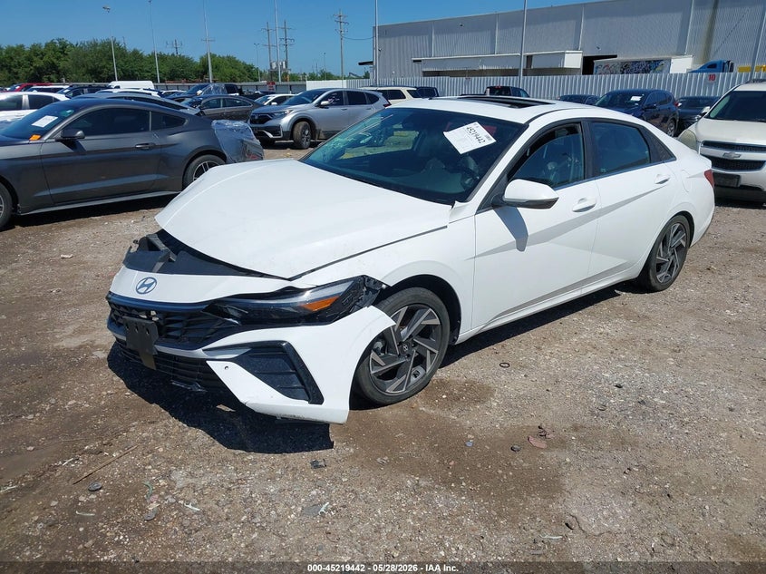 2024 Hyundai Elantra VIN KMHLN4DJ5RU094953 IAAI salvage auction — RIGHT FRONT, Salvage Title, sold $5,675 on 2026-07-16 (photo 2)