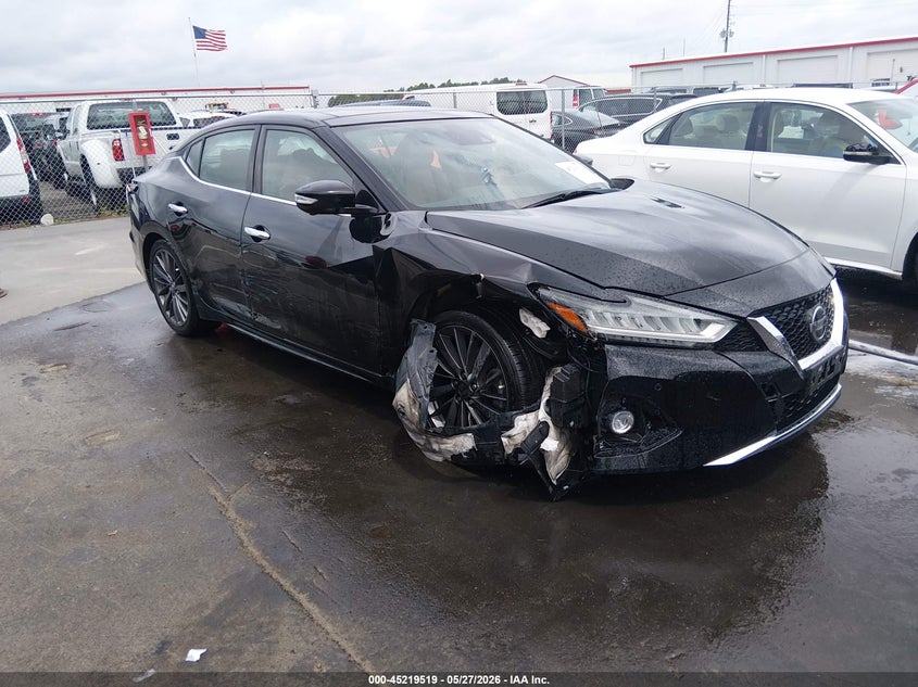 2019 Nissan Maxima VIN 1N4AA6AV7KC372439 IAAI salvage auction — RIGHT SIDE, Salvage Title, sold $7,575 on 2026-07-15 (photo 1)