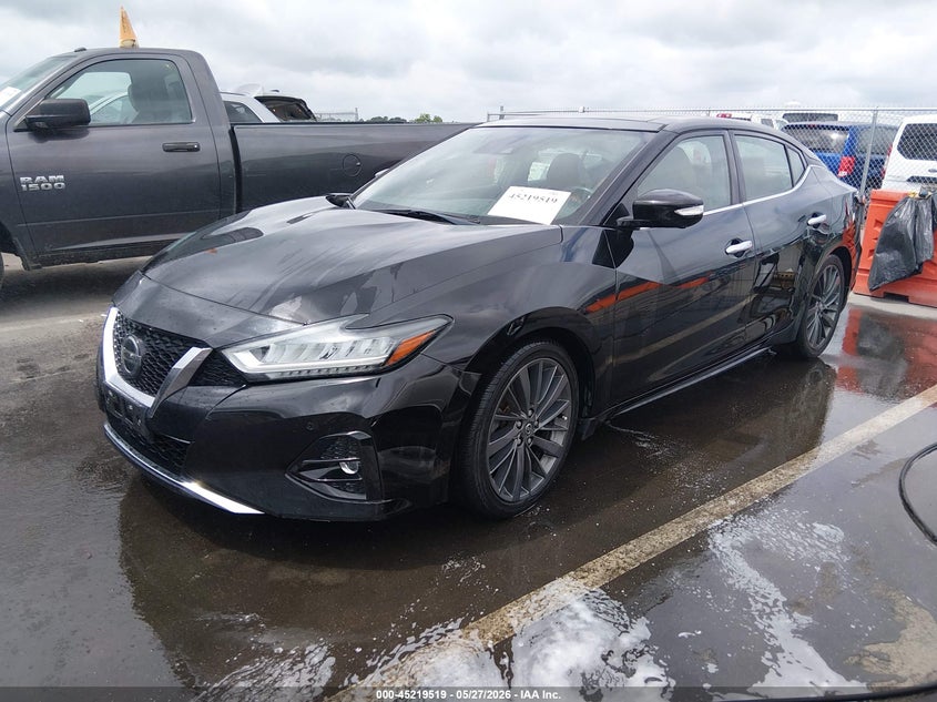 2019 Nissan Maxima VIN 1N4AA6AV7KC372439 IAAI salvage auction — RIGHT SIDE, Salvage Title, sold $7,575 on 2026-07-15 (photo 2)
