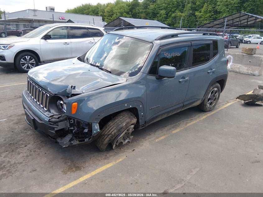 2017 Jeep Renegade VIN ZACCJBBH7HPF93421 IAAI salvage auction — LEFT FRONT, Salvage Title, sold $1,850 on 2026-07-09 (photo 2)