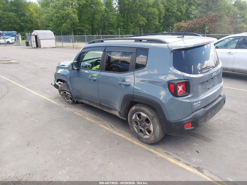 2017 Jeep Renegade VIN ZACCJBBH7HPF93421 IAAI salvage auction — LEFT FRONT, Salvage Title, sold $1,850 on 2026-07-09 (photo 3)