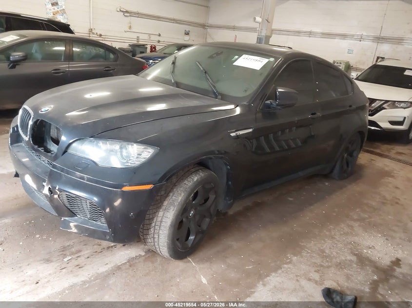2012 BMW X6 m VIN 5YMGZ0C57CLL29669 IAAI salvage auction — LEFT FRONT, Salvage Title, sold $875 on 2026-07-08 (photo 2)