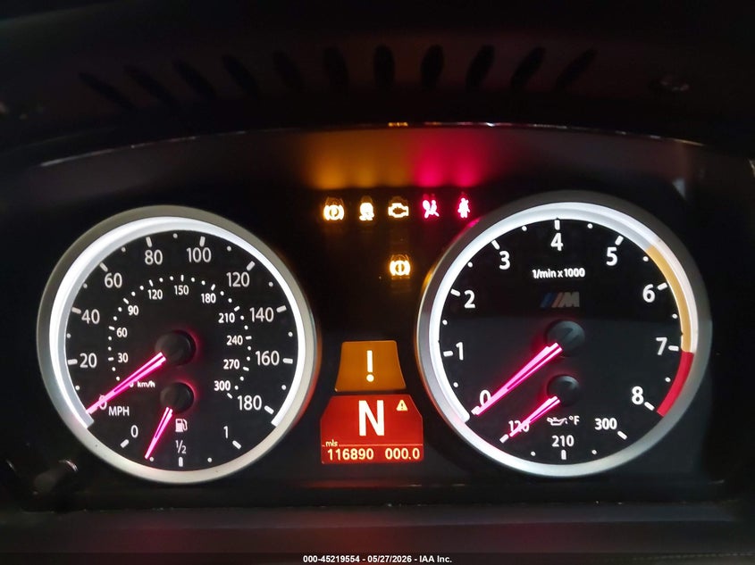 2012 BMW X6 m VIN 5YMGZ0C57CLL29669 IAAI salvage auction — LEFT FRONT, Salvage Title, sold $875 on 2026-07-08 (photo 7)
