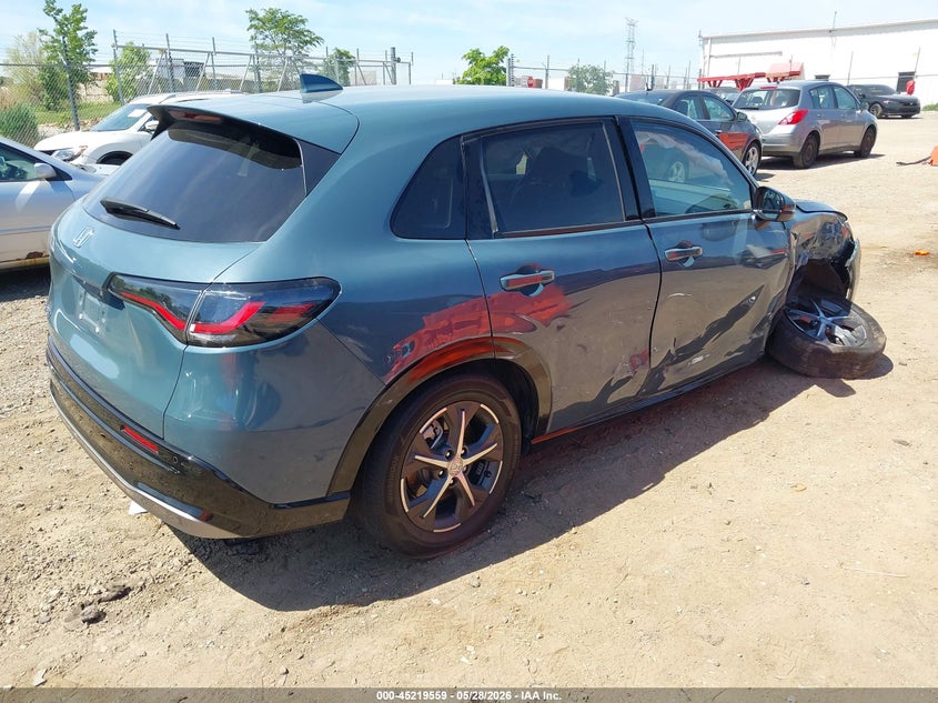 2024 Honda Hr-v VIN 3CZRZ2H72RM747744 IAAI salvage auction — LEFT SIDE, Salvage Title, sold $6,625 on 2026-07-24 (photo 4)