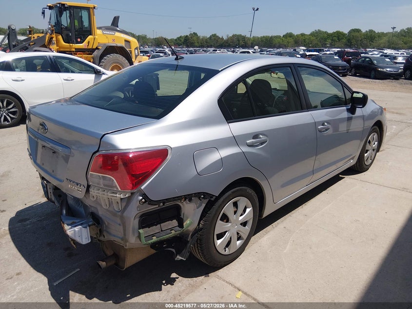 2014 Subaru Impreza VIN JF1GJAA68EH020273 IAAI salvage auction — REAR END, Salvage Title, sold $1,800 on 2026-07-14 (photo 4)