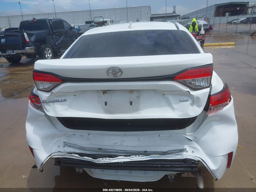 2021 Toyota Corolla VIN 5YFEPMAEXMP206909 IAAI salvage auction — REAR END, Original (Texas), sold $3,550 on 2026-07-30 (photo 6)