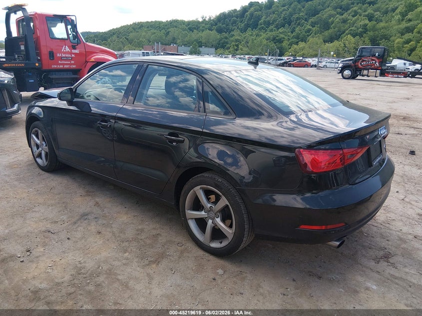 2015 Audi A3 VIN WAUBFGFF0F1069444 IAAI salvage auction — FRONT END, Salvage (West Virginia), sold $1,300 on 2026-07-18 (photo 3)