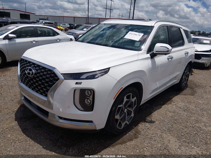 2021 Hyundai Palisade VIN KM8R7DHE0MU278840 IAAI salvage auction — REAR END, Salvage Title, sold $6,900 on 2026-07-08 (photo 2)