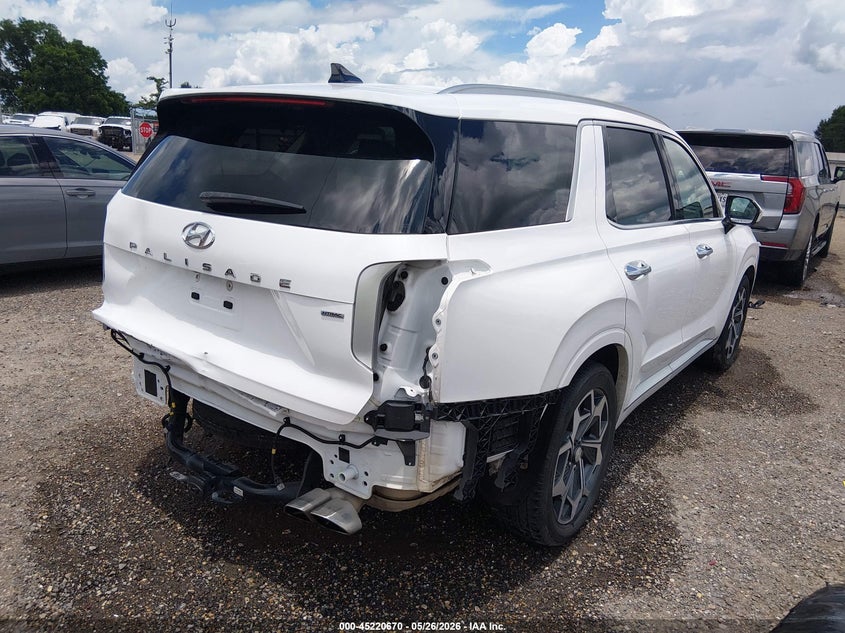 2021 Hyundai Palisade VIN KM8R7DHE0MU278840 IAAI salvage auction — REAR END, Salvage Title, sold $6,900 on 2026-07-08 (photo 4)