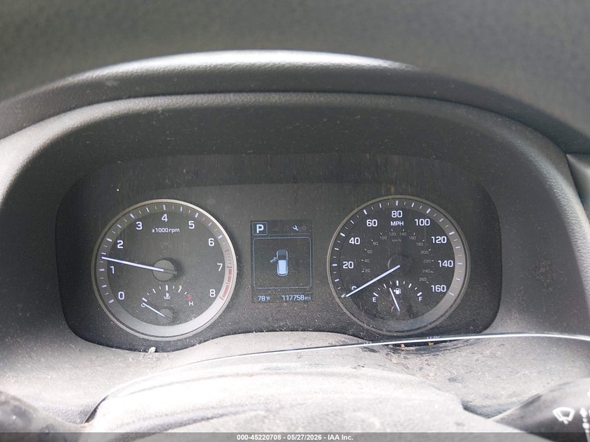 2017 Hyundai Tucson VIN KM8J33A40HU348993 IAAI salvage auction — FRONT END, Salvage Title, sold $2,300 on 2026-07-23 (photo 7)