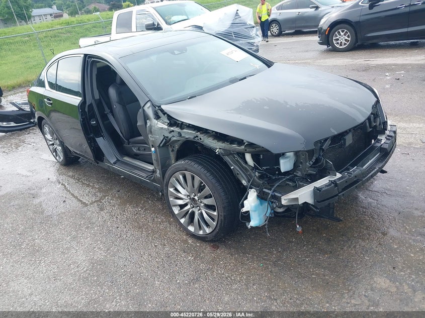 2016 Acura RLX VIN JH4KC1F55GC001578 IAAI salvage auction — FRONT END, Salvage (Missouri), sold $3,500 on 2026-07-07 (photo 1)
