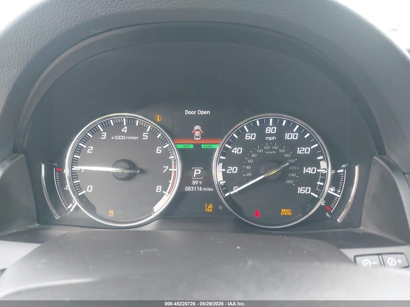 2016 Acura RLX VIN JH4KC1F55GC001578 IAAI salvage auction — FRONT END, Salvage (Missouri), sold $3,500 on 2026-07-07 (photo 7)