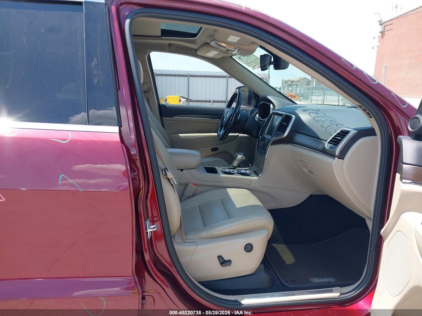 2016 Jeep Grand cherokee VIN 1C4RJEBG4GC314707 IAAI salvage auction — HAIL, Salvage Title, sold $4,900 on 2026-07-22 (photo 5)