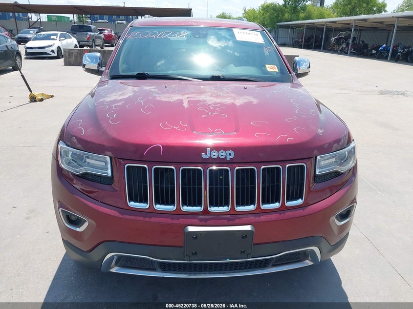 2016 Jeep Grand cherokee VIN 1C4RJEBG4GC314707 IAAI salvage auction — HAIL, Salvage Title, sold $4,900 on 2026-07-22 (photo 6)