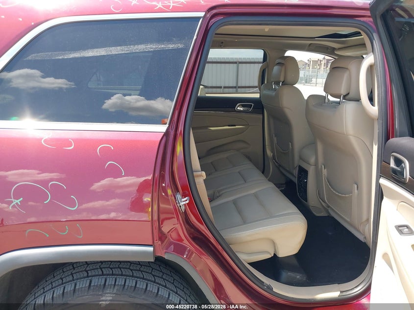 2016 Jeep Grand cherokee VIN 1C4RJEBG4GC314707 IAAI salvage auction — HAIL, Salvage Title, sold $4,900 on 2026-07-22 (photo 8)
