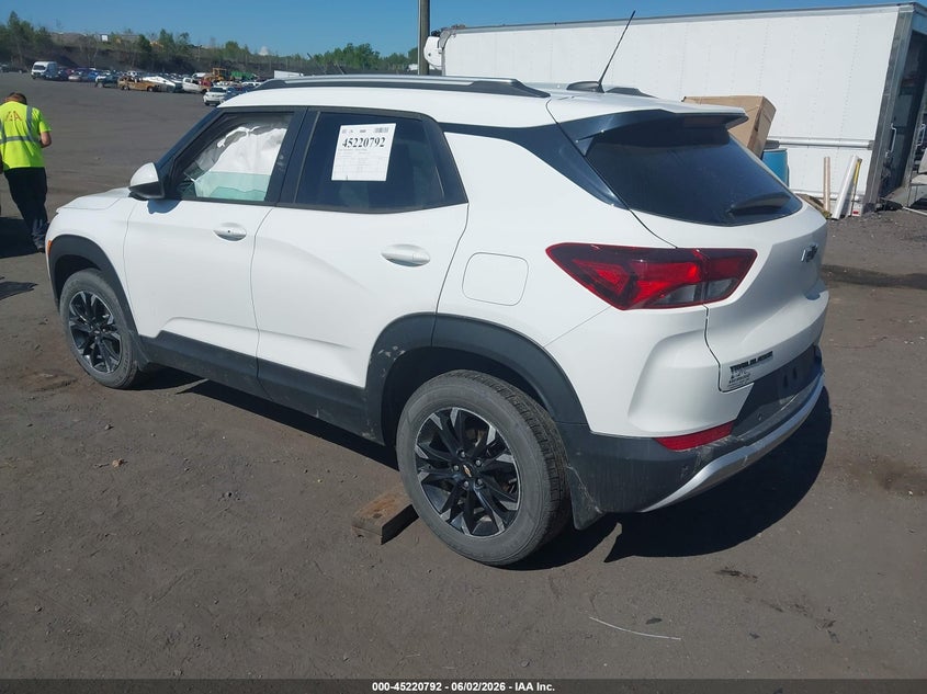 2021 Chevrolet Trailblazer VIN KL79MPS20MB111531 IAAI salvage auction — FRONT END, Salvage Title, sold $2,950 on 2026-07-14 (photo 3)
