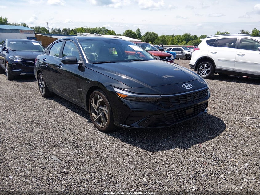 2024 Hyundai Elantra VIN KMHLP4DG3RU673065 IAAI salvage auction — LEFT SIDE, Salvage Title, sold $7,100 on 2026-07-21 (photo 1)