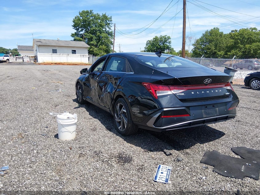 2024 Hyundai Elantra VIN KMHLP4DG3RU673065 IAAI salvage auction — LEFT SIDE, Salvage Title, sold $7,100 on 2026-07-21 (photo 3)