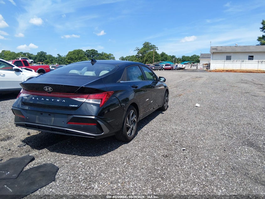 2024 Hyundai Elantra VIN KMHLP4DG3RU673065 IAAI salvage auction — LEFT SIDE, Salvage Title, sold $7,100 on 2026-07-21 (photo 4)