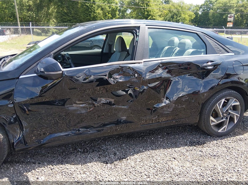 2024 Hyundai Elantra VIN KMHLP4DG3RU673065 IAAI salvage auction — LEFT SIDE, Salvage Title, sold $7,100 on 2026-07-21 (photo 6)