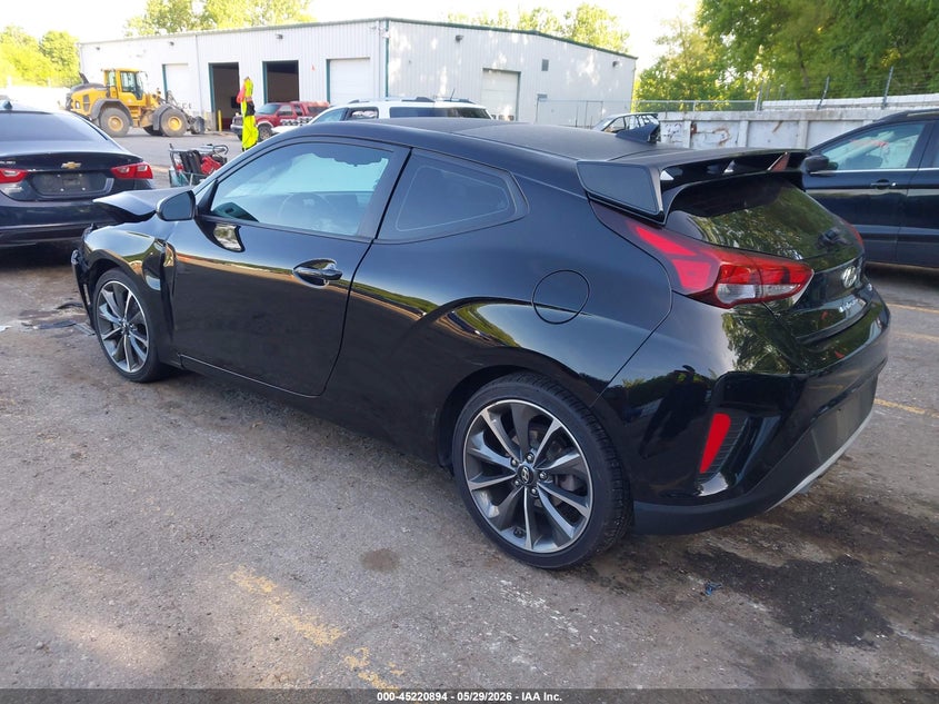 2020 Hyundai Veloster VIN KMHTG6AF2LU028423 IAAI salvage auction — FRONT END, Clear (Michigan), sold $1,150 on 2026-07-27 (photo 3)
