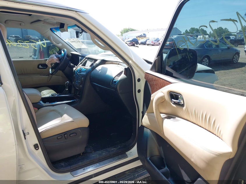 2017 Nissan Armada VIN JN8AY2NC4H9501108 IAAI salvage auction — FRONT END, Salvage Title, sold $1,750 on 2026-07-29 (photo 5)