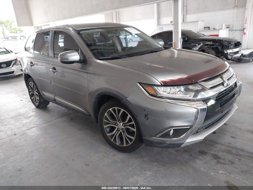 2017 Mitsubishi Outlander VIN JA4AD3A39HZ005668 IAAI salvage auction — LEFT & RIGHT, Rebuildable (Florida), sold $50 on 2026-07-29 (photo 1)