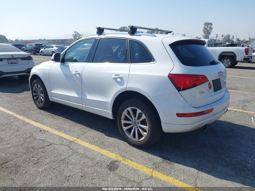 2013 Audi Q5 VIN WA1CFAFP9DA076400 IAAI salvage auction — FRONT END, Salvage Title, sold $1,100 on 2026-07-14 (photo 3)