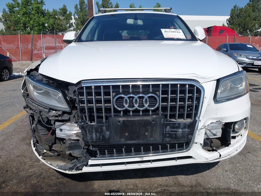 2013 Audi Q5 VIN WA1CFAFP9DA076400 IAAI salvage auction — FRONT END, Salvage Title, sold $1,100 on 2026-07-14 (photo 6)