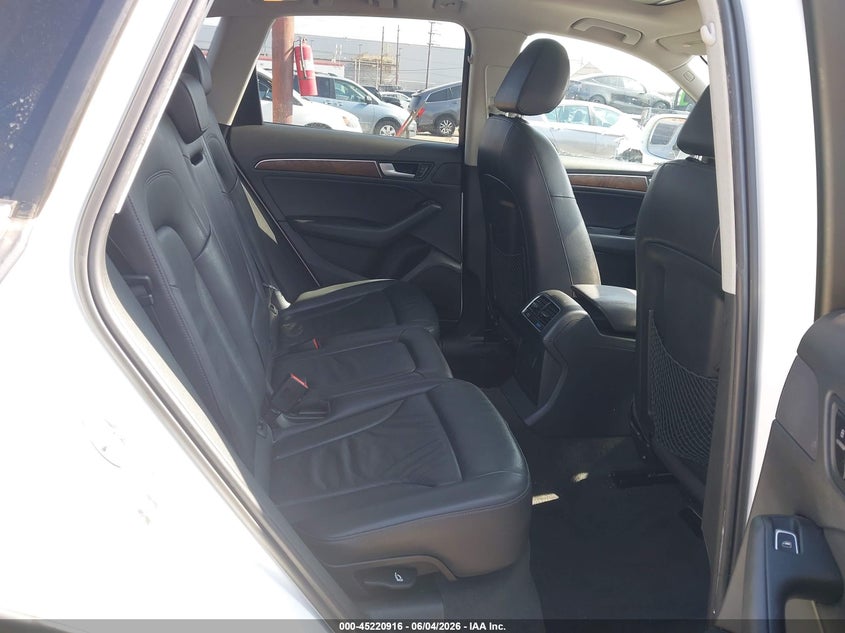 2013 Audi Q5 VIN WA1CFAFP9DA076400 IAAI salvage auction — FRONT END, Salvage Title, sold $1,100 on 2026-07-14 (photo 8)