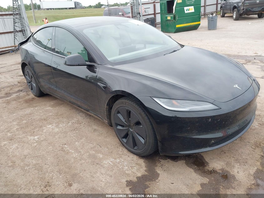2025 Tesla Model 3 VIN 5YJ3E1EB0SF935506 IAAI salvage auction — REAR END, Salvage Title, sold $16,950 on 2026-07-15 (photo 1)