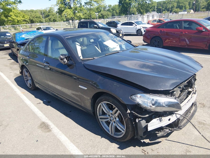 2015 BMW 5er VIN WBA5B3C51FD545812 IAAI salvage auction — FRONT END, Salvage (New Jersey), sold $2,175 on 2026-08-17 (photo 1)