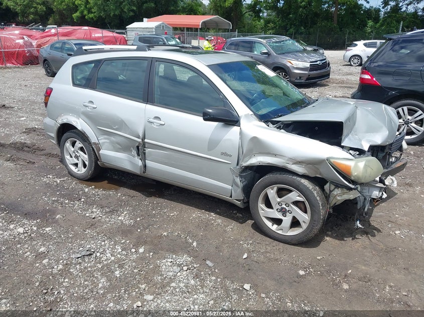 2004 Pontiac Vibe VIN 5Y2SL62854Z411210 IAAI salvage auction — FRONT END, Salvage (Georgia), sold $350 on 2026-07-17 (photo 1)