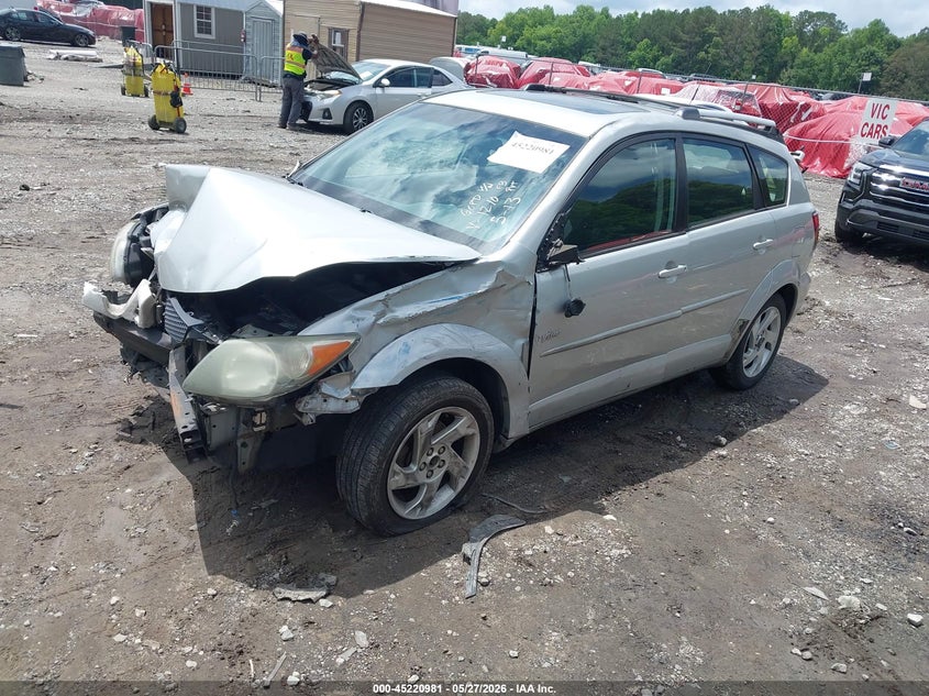 2004 Pontiac Vibe VIN 5Y2SL62854Z411210 IAAI salvage auction — FRONT END, Salvage (Georgia), sold $350 on 2026-07-17 (photo 2)