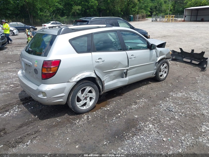 2004 Pontiac Vibe VIN 5Y2SL62854Z411210 IAAI salvage auction — FRONT END, Salvage (Georgia), sold $350 on 2026-07-17 (photo 4)