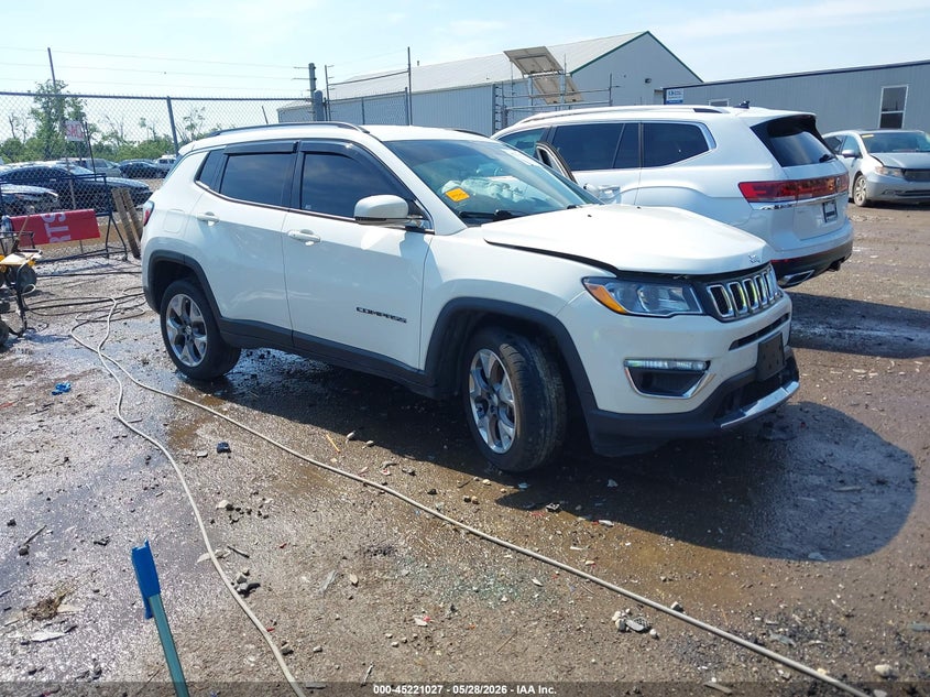 2021 Jeep Compass VIN 3C4NJDCB2MT523746 IAAI salvage auction — LEFT FRONT, Salvage (Ohio), sold $2,150 on 2026-07-24 (photo 1)