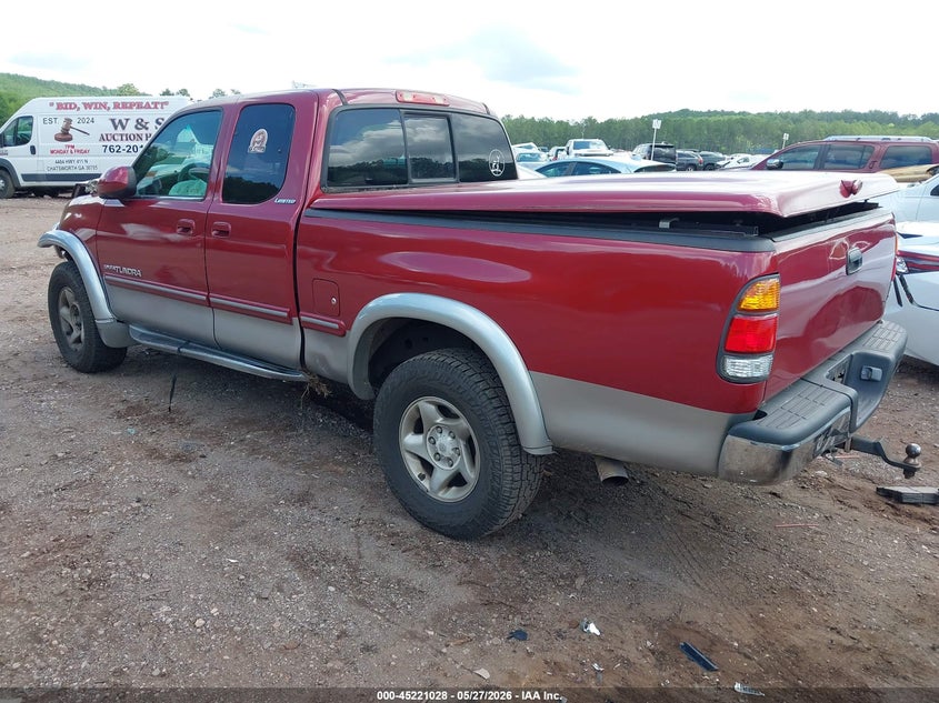 2000 Toyota Tundra VIN 5TBBT4812YS051201 IAAI salvage auction — FRONT END, Salvage (Alabama), sold $1,575 on 2026-07-08 (photo 3)