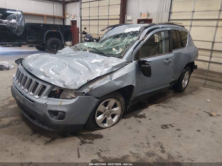 2014 Jeep Compass VIN 1C4NJCBA2ED511199 IAAI salvage auction — ROLLOVER, Salvage (Idaho), sold $75 on 2026-07-10 (photo 2)